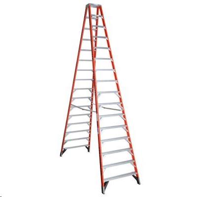 Step Ladder 16', Fiberglass