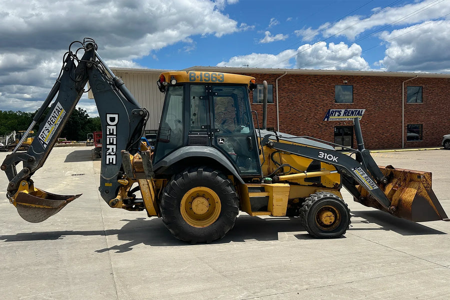 Backhoe, John Deere 310 4WD with Cab, Extend-Hoe