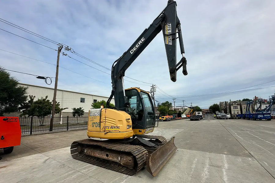 Excavator John Deere 75G, Steel Track