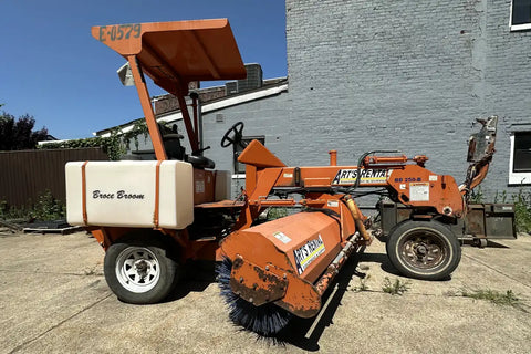 3 Wheel Sweeper 8' Broom, Diesel Powered
