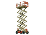 JLG 4069 LE scissor lift raised