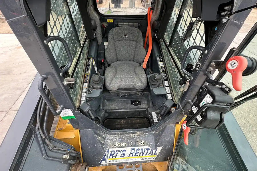 Skid Steer Loader 333G with Cab, Rubber Track, Pilot Control