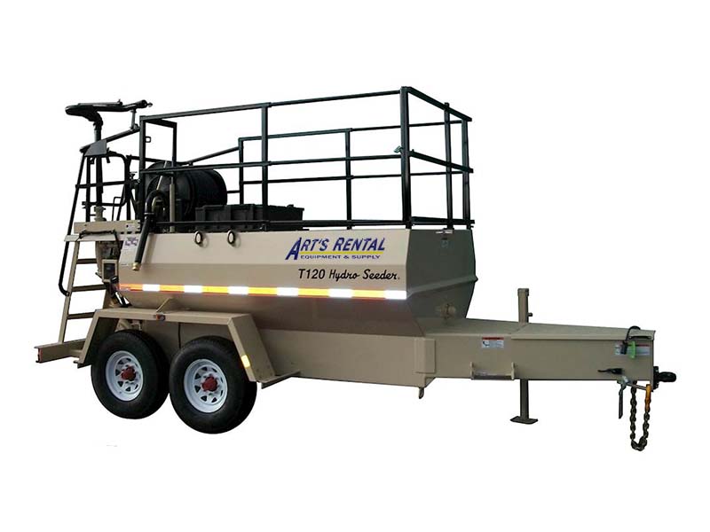 Finn T120 Hydroseeder with trailer