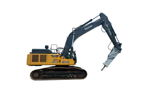 Excavator with Hoe Ram, 470G John Deere, Diesel Powered
