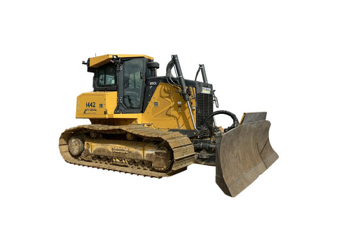 Yellow bulldozer