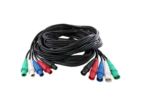 100Amp 5-wire banded cam-type power cords