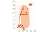 JLG T32E Toucan personnel lift reach diagram