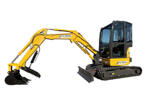 Kato 35v5 mini excavator with hydraulic thumb