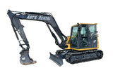 John Deere 85P excavator with bucket
