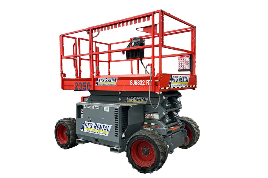Rough Terrain Scissor Lift 32' x 68 Rough Terrain Scissor Lift 32' x 68