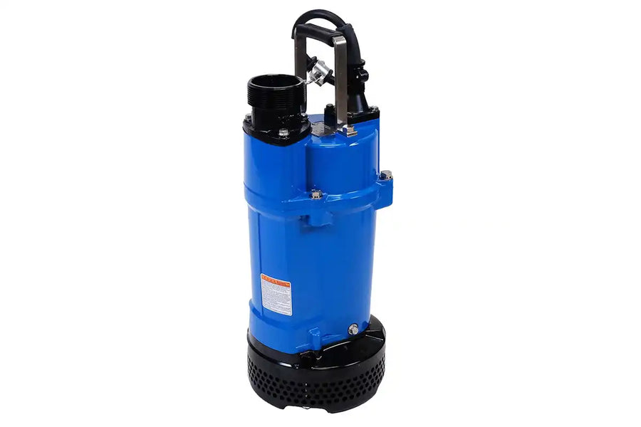 Blue submersible pump