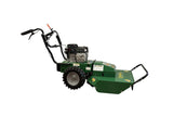 Green weed mower with 'Art's Rental' branding