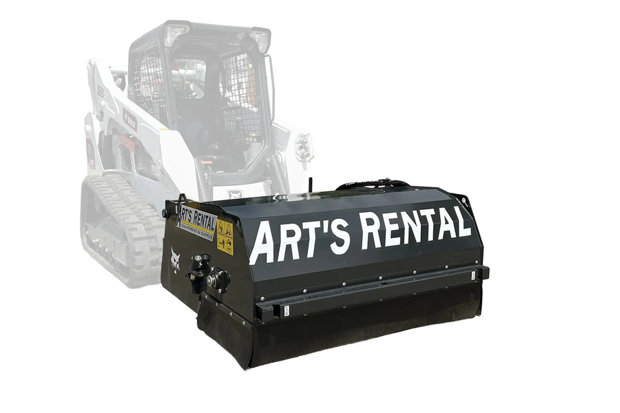 Skid steer sweeper attachment 