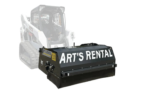 Skid steer sweeper attachment 