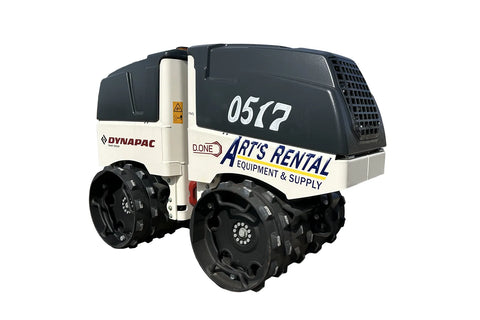 Gray and white trench roller