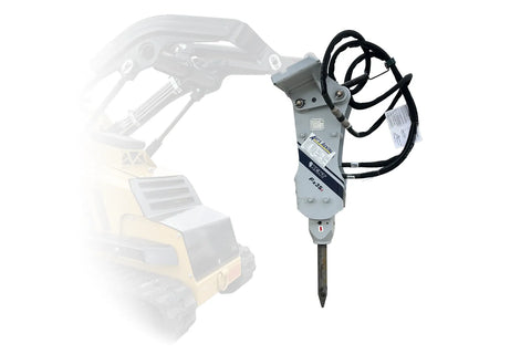 Gray hammer attachment for utility loader
