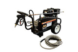 Pressure washer with hose