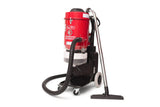 Red and black industrial vacuum cleaner