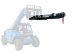 black jib crane attachment for forklift