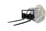 Black fork attachment for utility loader