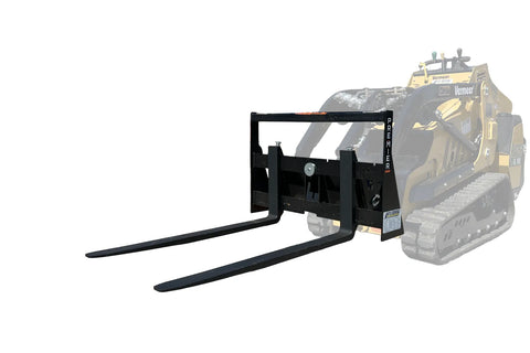 Black fork attachment for utility loader