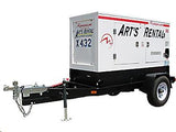 Towable Generator 65KW, Diesel Powered, Single Phase or 3-Phase