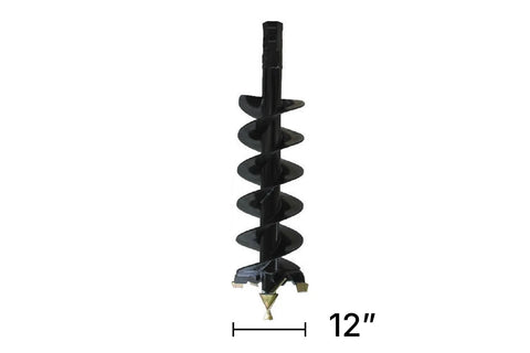 A 12 inch auger bit for skid steer or mini excavator