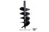 A 18 inch auger bit for skid steer or mini excavator