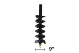A 9 inch auger bit for skid steer and mini excavator
