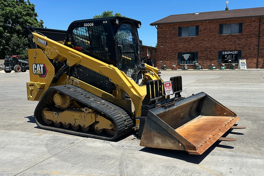 Skid Steer CAT 289D3 with Cab, Rubber Track, Pilot Control