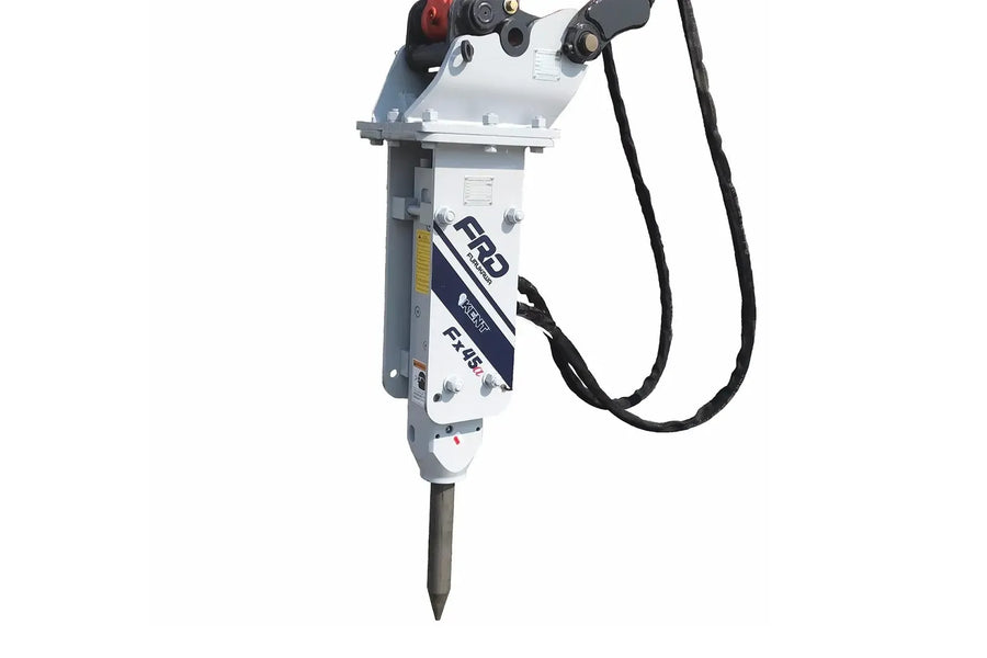Gray hydraulic hammer for excavator