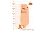 JLG T26E toucan personnel lift reach diagram