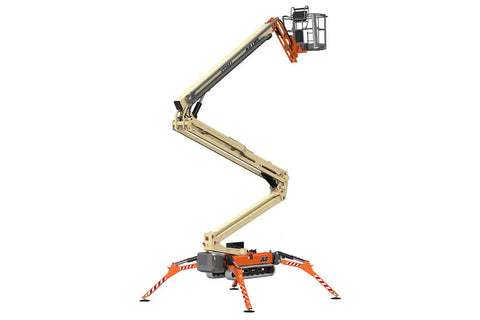Articulating crawler boom lift