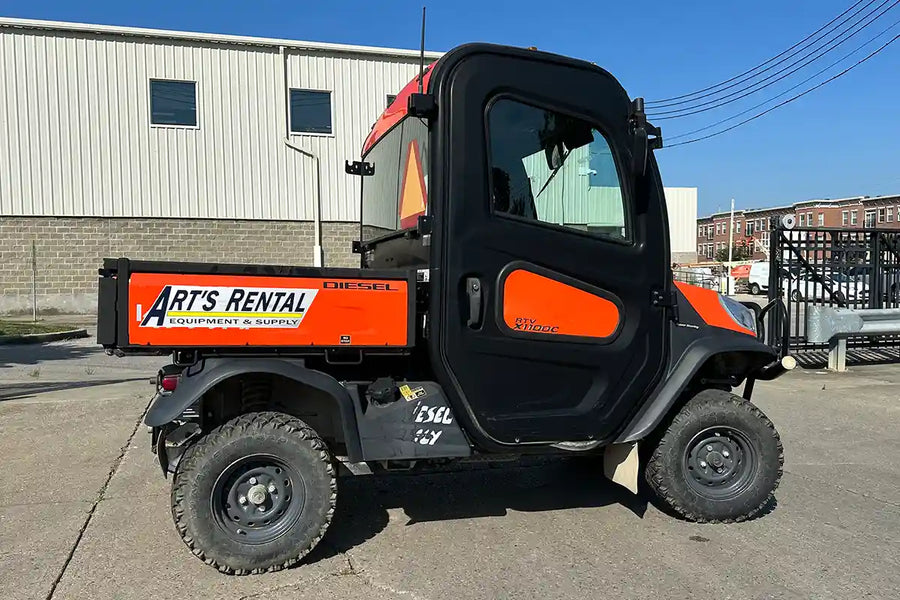 Utility Vehicle 4WD, 2 Seat with Cab & A/C, Diesel Powered
