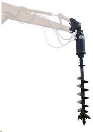 Post Hole Digger Attachment for John Deere 135 Excavator