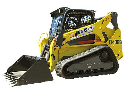 Skid Steer Loader T740 Bobcat with Cab, Track, Pilot Controls