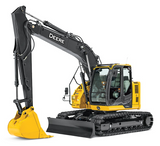 Excavator John Deere 135G, Rubber Track, Diesel Powered