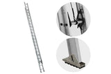 Louisville 40 ft aluminum extension ladder