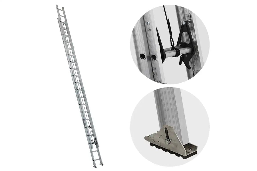 Louisville 40 ft aluminum extension ladder