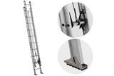 Louisville AE2220 aluminum extension ladder