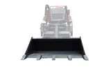 Black tooth bucket for utility loader