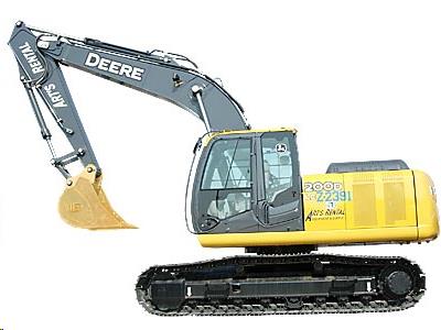 Excavator John Deere 180G, Diesel Powered