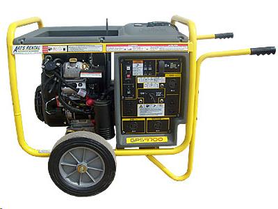 Portable Generator 9KW, Gas Powered, 110/240 Volt