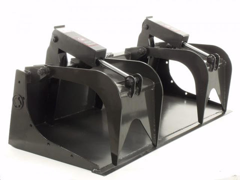 Grapple Bucket Attachment for Skid Steer Loader