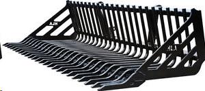 Rock Bucket Attachment for Skid Steer Loader