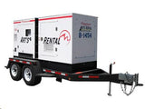 Towable Generator 100KW, Diesel Powered, Single Phase or 3-Phase