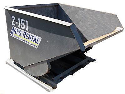 Self-Dumping Hopper 2-Yard for Forklift (Trash Only)