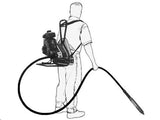 Concrete Vibrator 7'-10' Length, Gas Powered Backpack