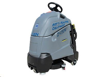 Floor Scrubber 20", Stand-On with Vacuum