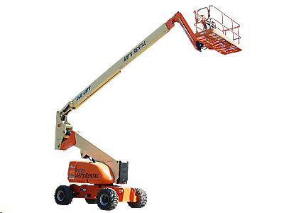 Articulating Boom Lift 80' Height x 60' Reach with Generator, Diesel Powered